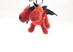 Nici 89937 Schlüsselanhänger Doppelkopfdrache Rot Ca 10cm Plüsch Taiwan Limited -Nici 20220414 095646