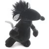 Nici 28994 Schwarze Ratte Rock Star Baby 15cm Plüsch Kuscheltier