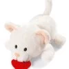 Nici 32378 Mini Filou Katze Weiß Mit Movingchip / Zum Aufziehen Ca 10cm Plüsch