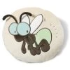 Nici 34068 Kissen Glowing Ringo Glühwürmchen Oval 30x26cm Plüsch Happy Summer