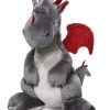 Nici 34109 Drache Dracon Grau Stehend 30cm Plüsch Kuscheltier