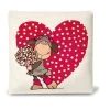 Nici 34608 Kissen Schaf Jolly Mäh Herz Blumen I Love You 26x26cm Plüsch
