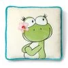 Nici 35444 Kissen Frosch Froschmädchen Green Lilly Mit Blüte 35x35cm Plüsch