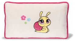Nici 36458 Kissen Schnecke Gelb 43x25cm Plüsch Sweet Hearts