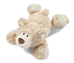 Nici 39086 Classic Bear Bär Beige Mit Bunten Füßen Liegend Ca 20cm Plüsch