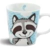 Nici 41162 Porzellan-Tasse (Kinder) Waschbär Rod & Stinktier Steve 8x8,5cm
