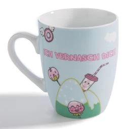 Nici 41450 Tasse Einhorn Theodor "Ich Vernasch Dich" Porzellan Kaffeetasse 310ml -Nici 41450 02 ZA 1982x2048