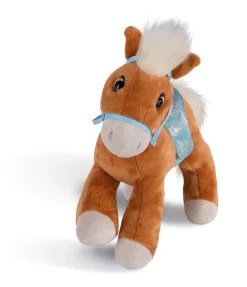 Nici 43210 Haflinger Leotie Ca 35cm Stehend Pferd Mit Zaumzeug Und Sattel