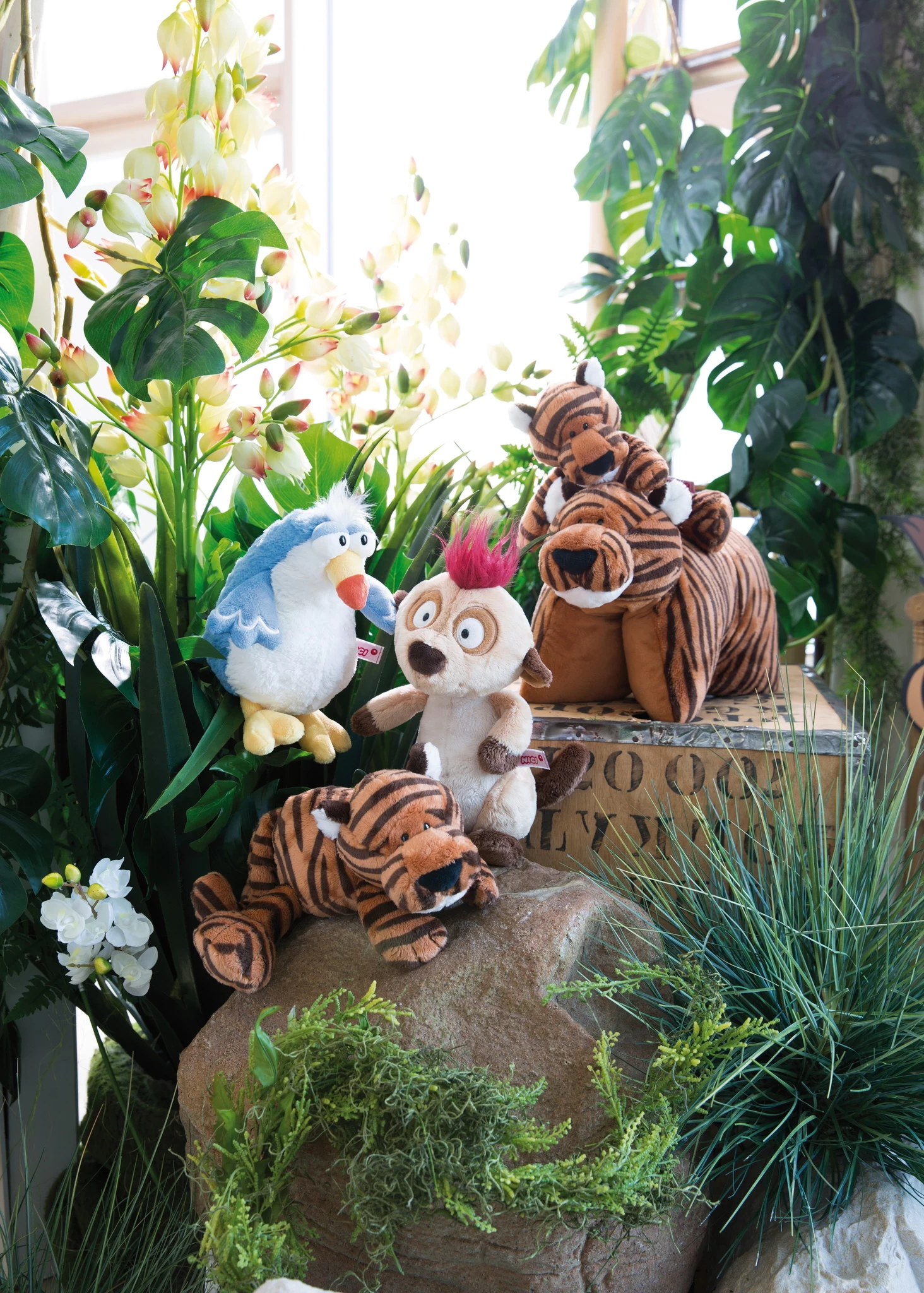 Nici 43908 Tiger Balikou Liegend Ca 20cm Wild Friends Plüsch 2 Nici 43908 Tiger Balikou Liegend Ca 20cm Wild Friends Plüsch – Bild 2