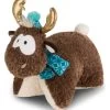 Nici 44127 Kuscheltier-Kissen 2-in-1 Rentier Reny Heart 40x30cm Plüsch Winter