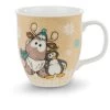 Nici 44149 Tasse Rentier Reny Heart Kaffeetasse Gold 9,5x10cm Winter Glamour