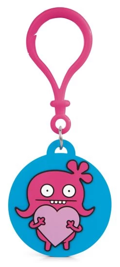 Nici 44190 PVC-Schlüsselanhänger Ugly Dolls Ca 11,5cm - Moxy (pink)