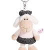 Nici 44262 Schlüsselanhänger Schaf Jolly Chic Ca 10cm Plüsch Jolly Journey In Paris