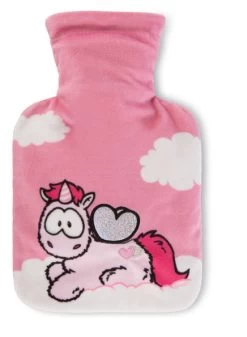 Nici 44371 Wärmflasche Einhorn Pink Harmony 500ml Theodor & Friends 24x16cm