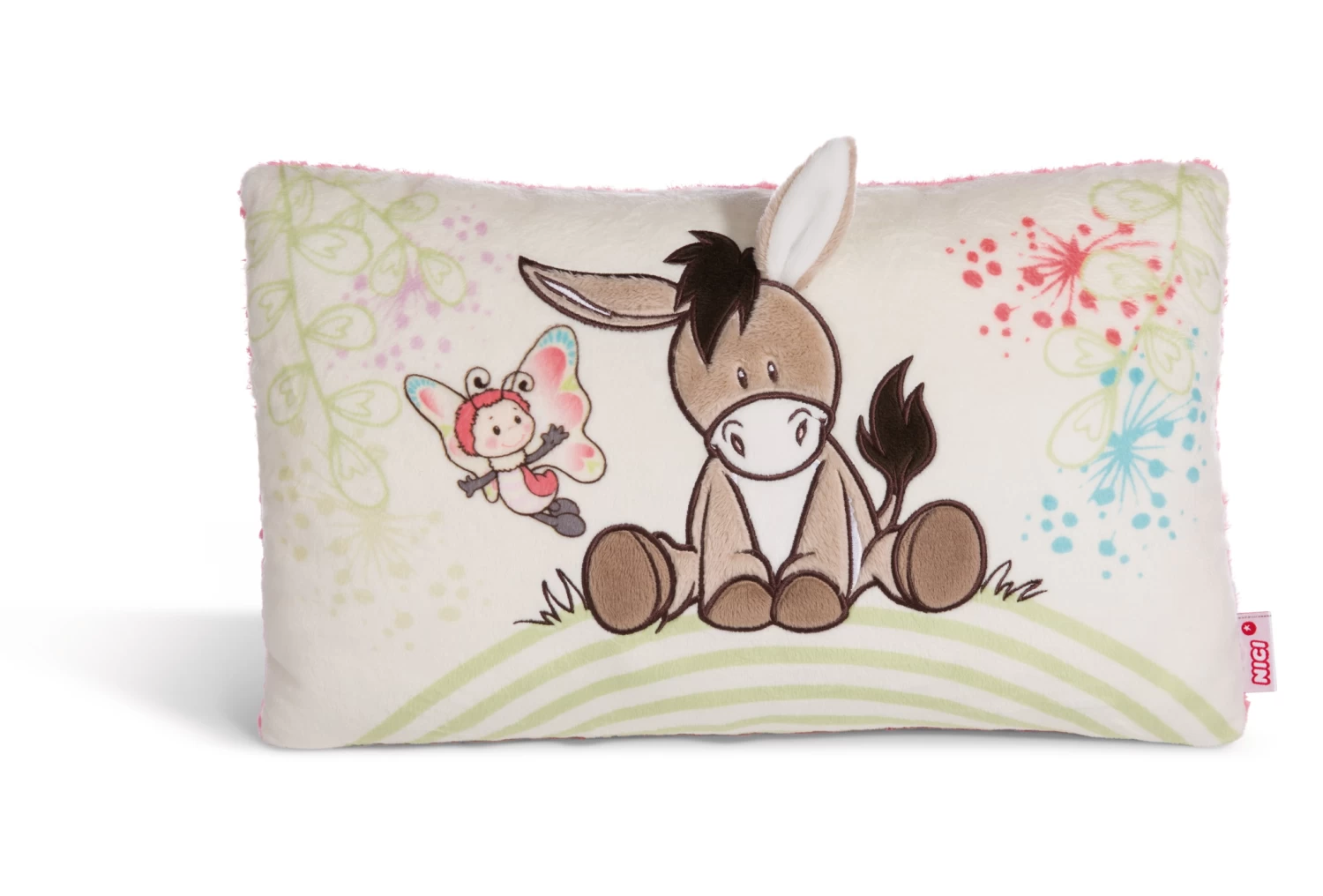 Nici 48576 Kissen Esel Und Schmetterling Mit 3D-Element Plüsch Hello Spring 1 Nici 48576 Kissen Esel Und Schmetterling Mit 3D-Element Plüsch Hello Spring