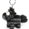 Nici 44950 Schlüsselanhänger Schwarz-silbernes Einhorn Starlight Mystery Ca 10cm