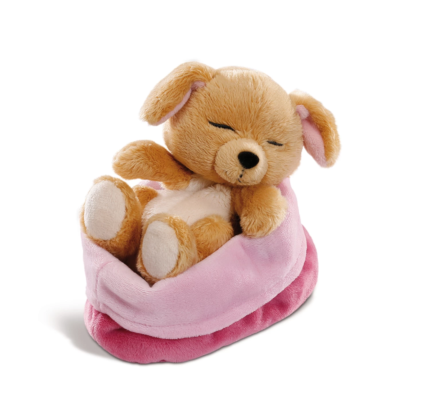 Nici 48111 Sleeping Puppies Schlafendes Hundebaby Im Körbchen 12cm Karamell 4 Nici 48111 Sleeping Puppies Schlafendes Hundebaby Im Körbchen 12cm Karamell – Bild 4