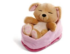 Nici 45374 Sleeping Puppies Schlafendes Hundebaby Im Körbchen 16cm Karamell -Nici 45374 02 ZA Frei 2048x1574