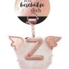 Nici 46993 Taschenanhänger Schutzbommel Mit Flügeln + Pompon Metallbuchstabe Z