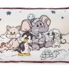 Nici 47293 Kissen Elefant, Pinguin, Schneefuchs 43x25cm Plüsch Winter Discovery