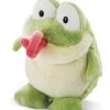 Nici 47613 Frosch Mit Biegbarer Zunge Sitzend 17cm Plüsch Classic Bear GREEN