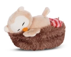 Nici 47874 Eule Owluna 12cm Schlafend Im Vogel-Nest Plüsch Kuscheltier Owlsons