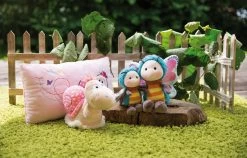 Nici 47941 Kissen Rosa Schnecke Rechteckig 43x25cm Plüsch Hello Spring Frühling