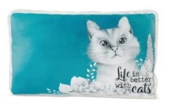 Nici 48092 Kissen Katze Meowlina Rechteckig 43x25cm Life Is Better With Cats