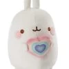Nici 48226 Molang Mit Regenbogenherz 48cm Stretch-Plüsch Kuscheltier Kawaii