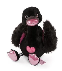 Nici 48267 Schwan Schwarz Ca 25cm Plüsch Kuscheltier Love Classics GREEN