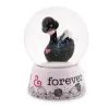 Nici 48283 Schüttelkugel Schneekugel Schwan Schwarz 6,5cm Love Classics