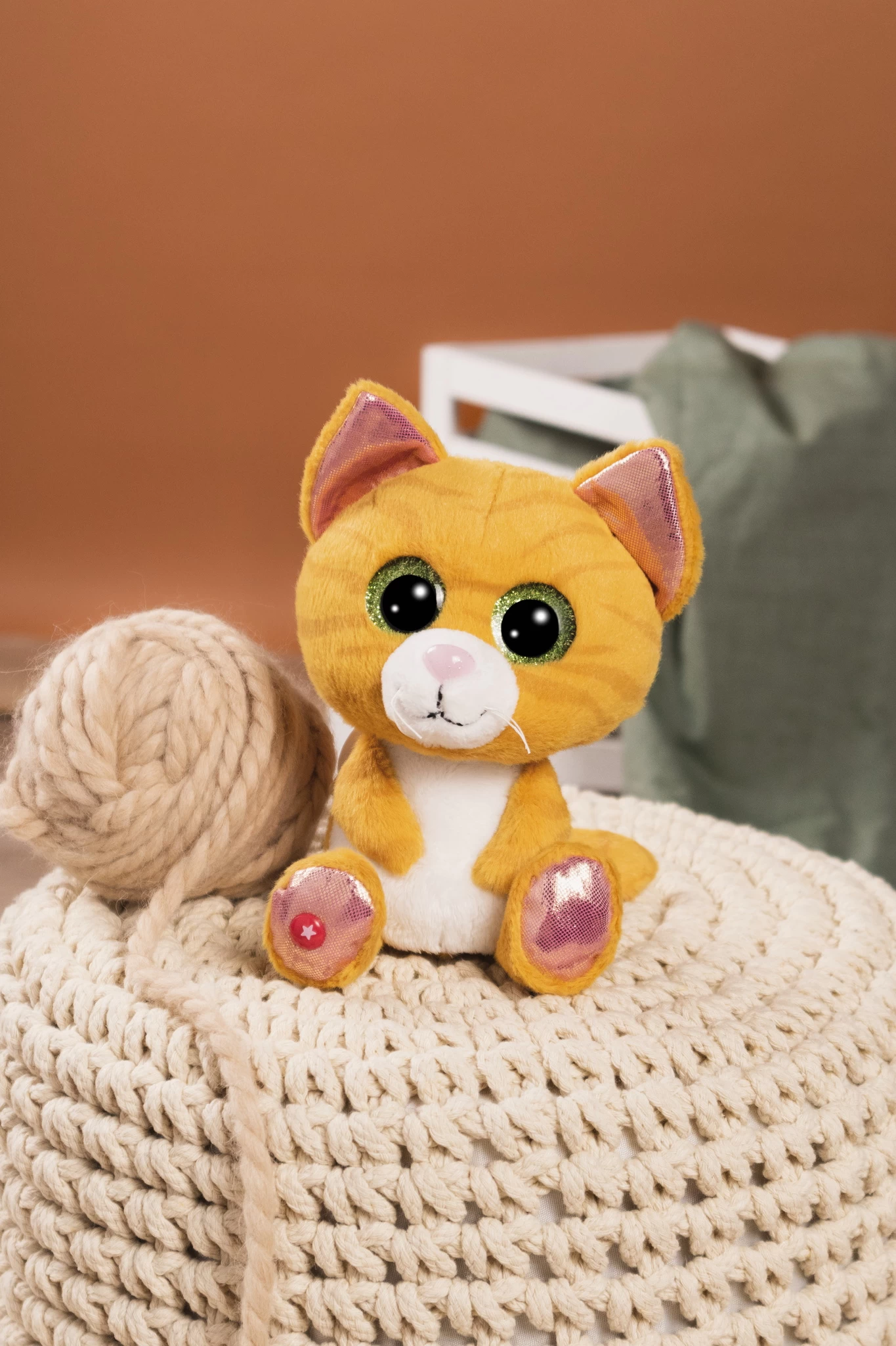 Nici 48698 GLUBSCHIS Katze Getigert Tabbrey Ca 15cm Pet Edition GREEN Haustier 4 Nici 48698 GLUBSCHIS Katze Getigert Tabbrey Ca 15cm Pet Edition GREEN Haustier – Bild 4