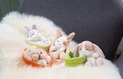 Nici 48707 Sleeping Pets Bunnies Hase Karamell Punkte 12cm Schlafend Im Körbchen -Nici 48706 10 48707 48708 48709 Milieu 2048x1318 2