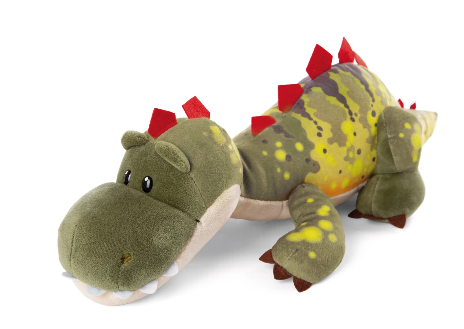 Nici 48814 Dinosaurier Fossily 35cm Liegend Plüsch Kuscheltier Dino GREEN