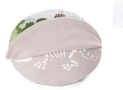 Nici 48820 Kissen Dinosaurier Fossily Wendeplüsch Glow In The Dark 32x26cm GREEN -Nici 48820 02 ZA Frei 2048x1502