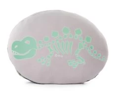 Nici 48820 Kissen Dinosaurier Fossily Wendeplüsch Glow In The Dark 32x26cm GREEN -Nici 48820 04 ZA Frei 2048x1611