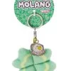 Nici 48871 Schlüsselanhänger Molang Kleeblatt Glücksklee 7cm Plüsch Kawaii