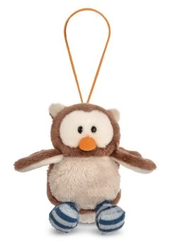 Nici 48932 Wendekuscheltier Eule Oscar Im Nest Gelb 12cm Mit Loop Wendeplüsch -Nici 48932 03 ZA Weiss 1486x2048