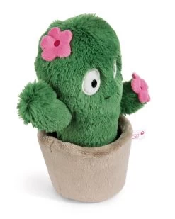 Nici 48941 Kaktus Pflanze Henriette 18cm Plüschfigur GREEN Funny Flowers -Nici 48941 03 ZA weiss 1636x2048
