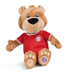 Nici 49074 FC BAYERN MÜNCHEN Bär Berni 35cm Mit Trikot Plüsch Schlenker FCB -Nici 49074 06 ZA weiss 578x594