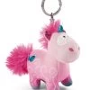 Nici 49100 Schlüsselanhänger Einhorn Midnight Floral 10cm Plüsch Theodor Friends