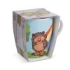 Nici 49166 Tasse Igel Hetch Hogan & Regenbogen Porzellan 310ml Forest Friends