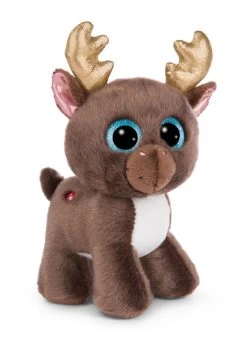 Nici 49289 Glubschis Rentier Chocolate Mousse 17cm Stehend Kuscheltier GREEN