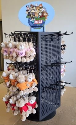 Nici 70025 Thekenständer Drehständer 4-seitig Inkl. Haken Und Top-Schild