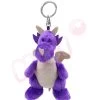 Nici 88818 Schlüsselanhänger Lila Drache Ca 10cm Plüsch Dragons