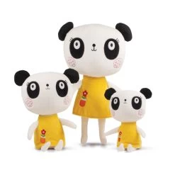 Nici 90425 Lemon Ribbon Panda 45cm Plüsch Kuscheltier Schlenker -Nici 90423pt 1