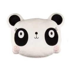 Nici 90511 Lemon Ribbon Kissen Panda Bär Kopf Figürlich 35x35cm Plüsch