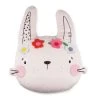 Nici 90528 Lemon Ribbon Kissen Hase Kopf Figürlich 35x35cm Plüsch