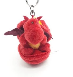 Nici 90637 Schlüsselanhänger Feuerdrache Im Ei Ca 8cm Plüsch Taiwan Limited -Nici 90637 4