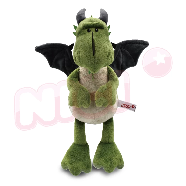 Nici 91035 Grüner Drache Ca 30cm Plüsch Schlenker Dragon Taiwan Limited